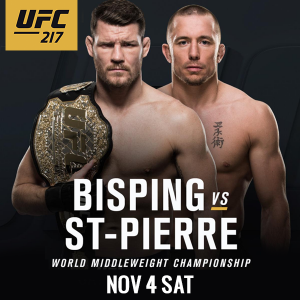 UFC 217 - Bisping c. St-Pierre
